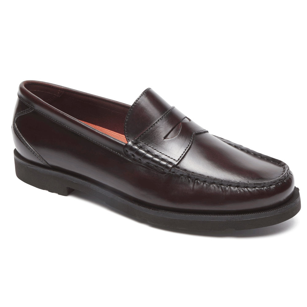 Rockport Loafers Herre Burgunder - Modern Prep Penny - EDZP42986